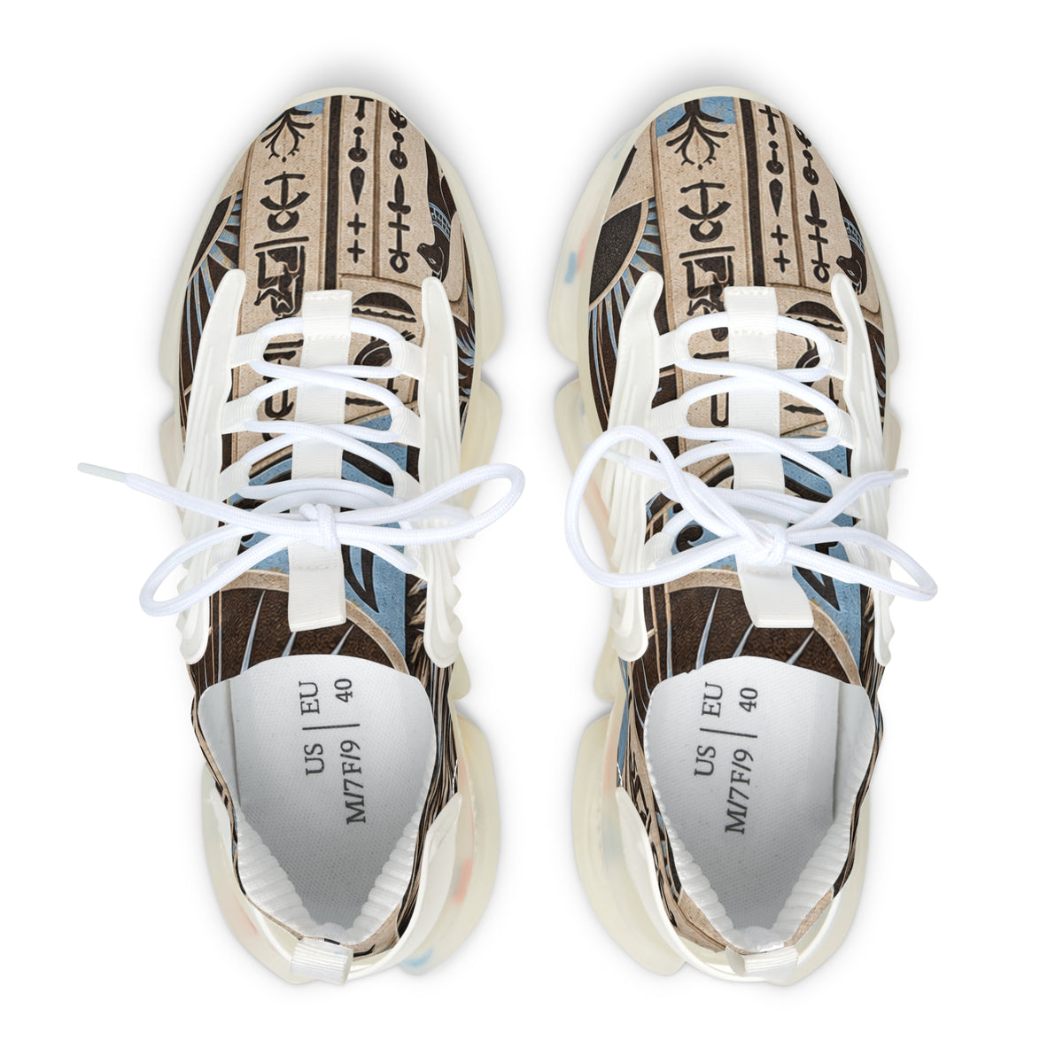 Goldy 1’s Women's Mesh Sneakers — Breathable Statement Athletic Shoes