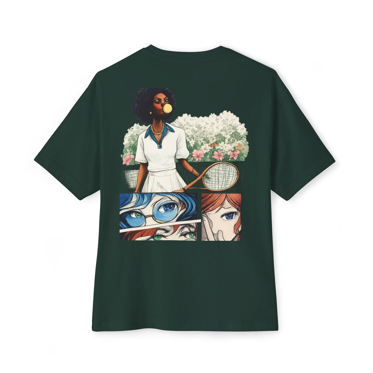 Graphic Tee — "Death to Designer" Anime-Inspired Illustration