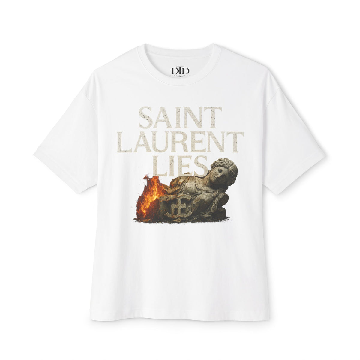 Saint Laurent Lies - Graphic Tee