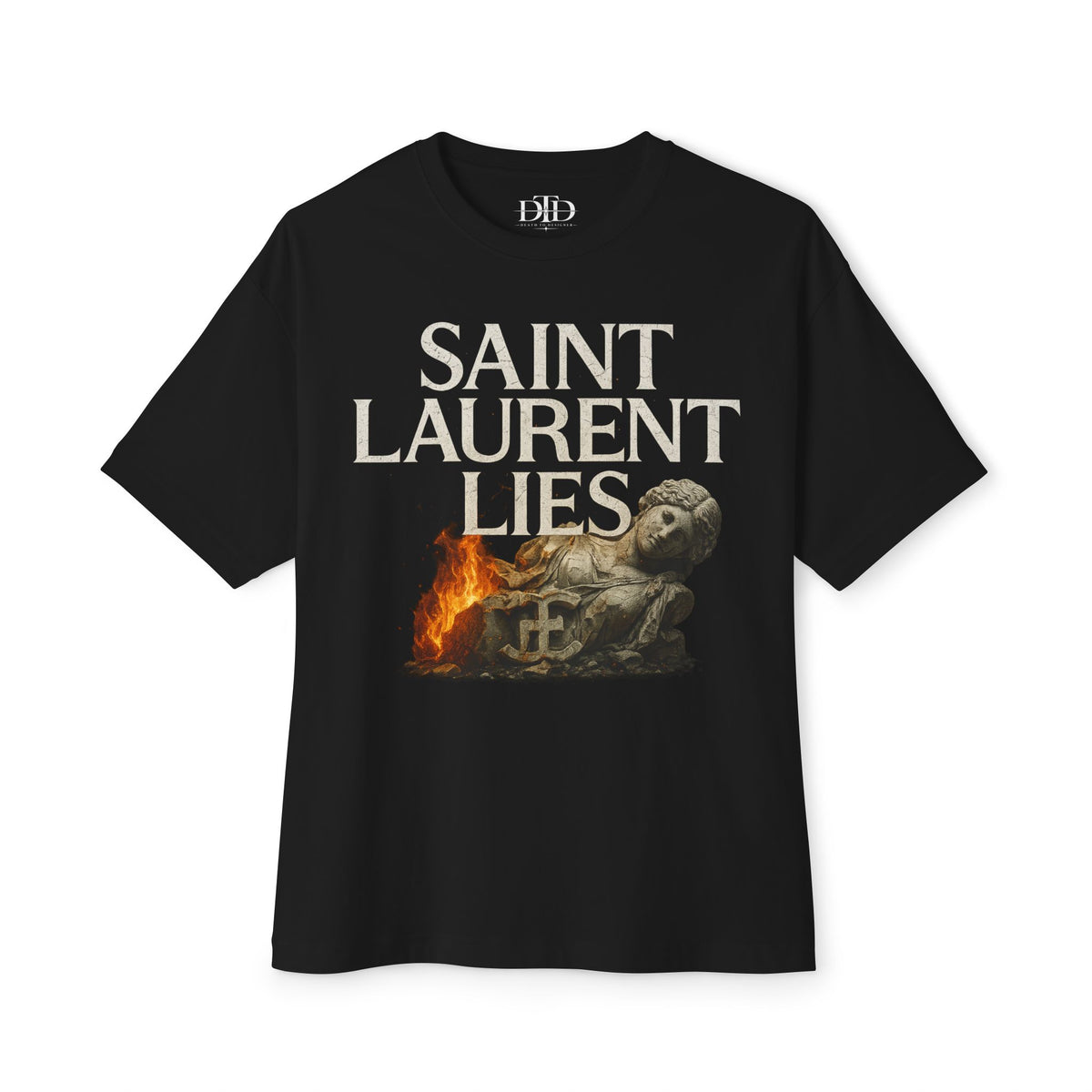 Saint Laurent Lies - Graphic Tee
