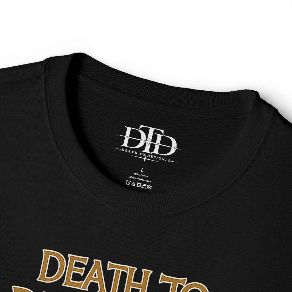 Graphic Tee — "Death to Designer" Anime-Inspired Illustration