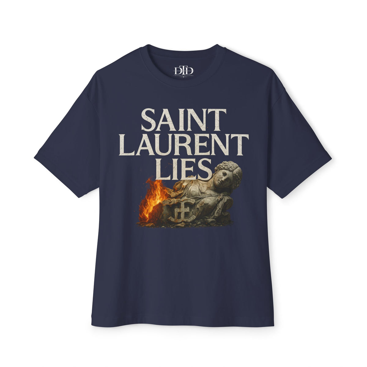 Saint Laurent Lies - Graphic Tee