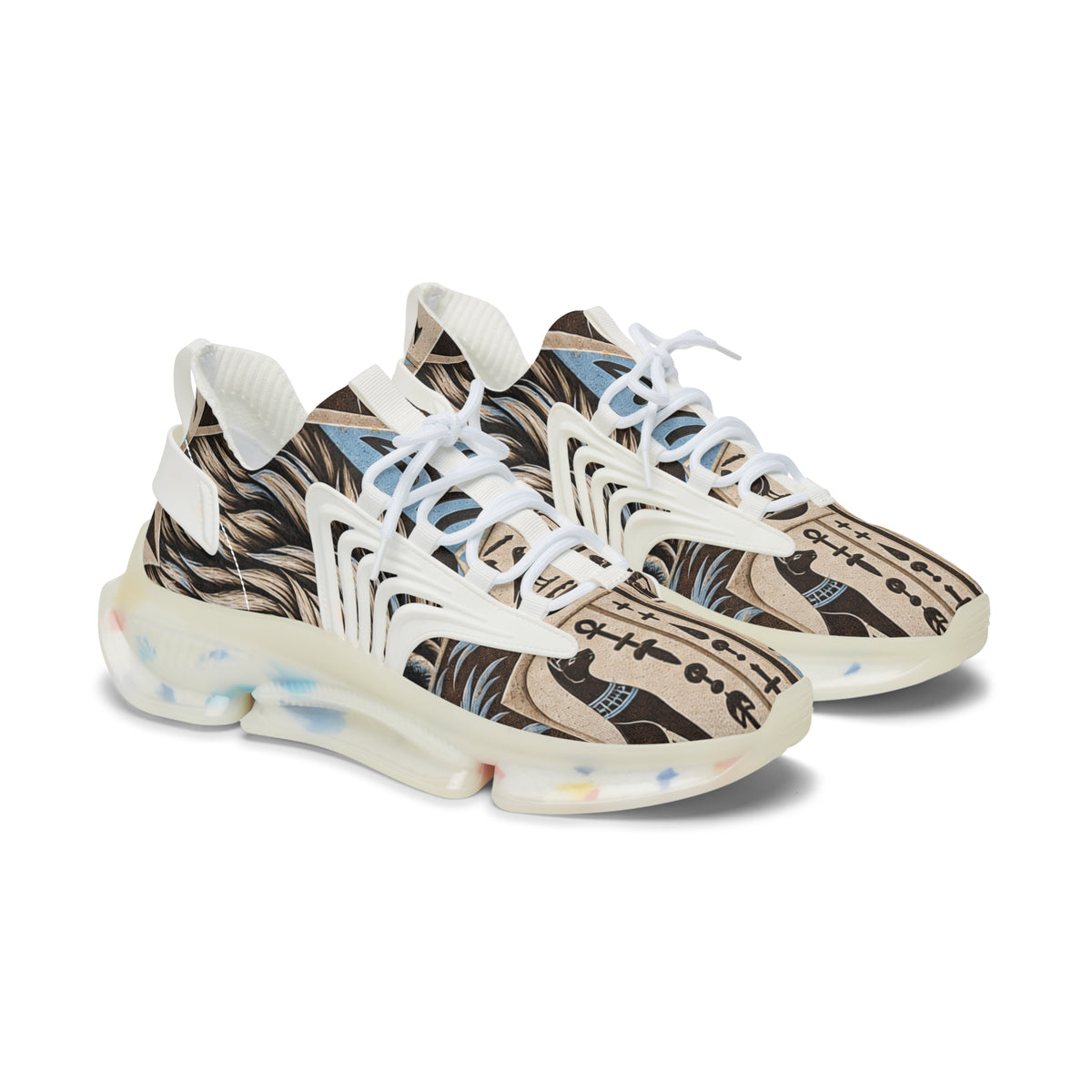 Goldy 1’s Women's Mesh Sneakers — Breathable Statement Athletic Shoes
