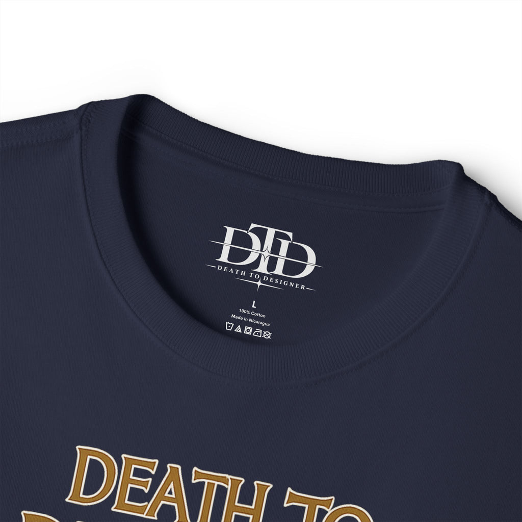 Graphic Tee — "Death to Designer" Anime-Inspired Illustration