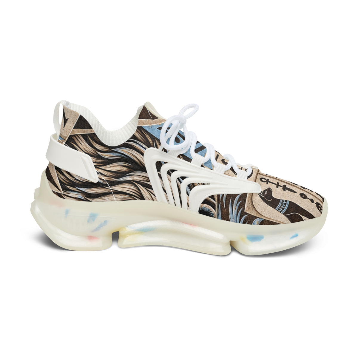 Goldy 1’s Women's Mesh Sneakers — Breathable Statement Athletic Shoes