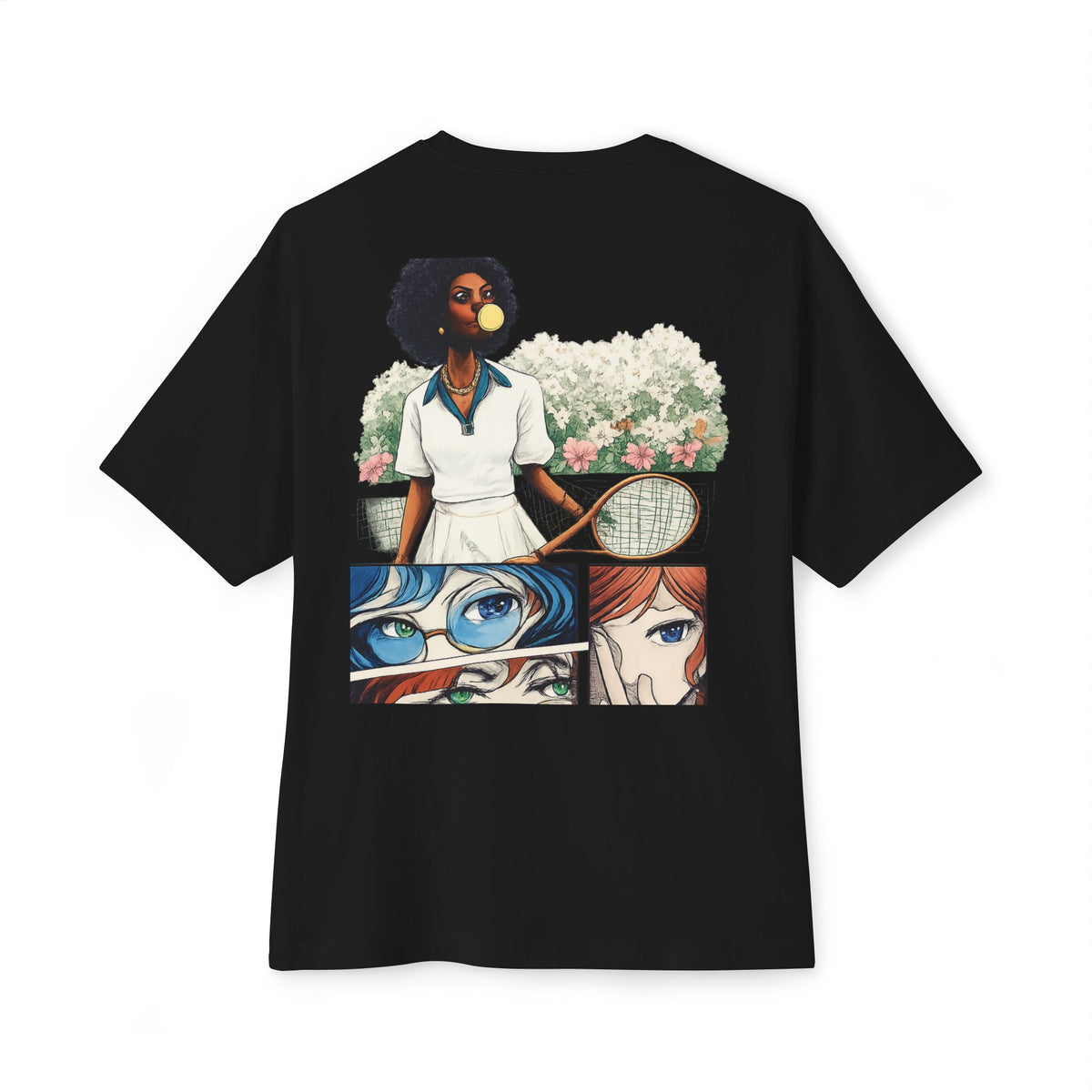 Graphic Tee — "Death to Designer" Anime-Inspired Illustration