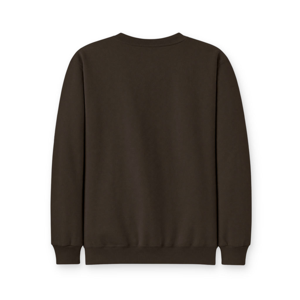 Crewneck Sweatshirt — "DON'T PLAY WITH GOD" Minimal Religious Statement Pullover