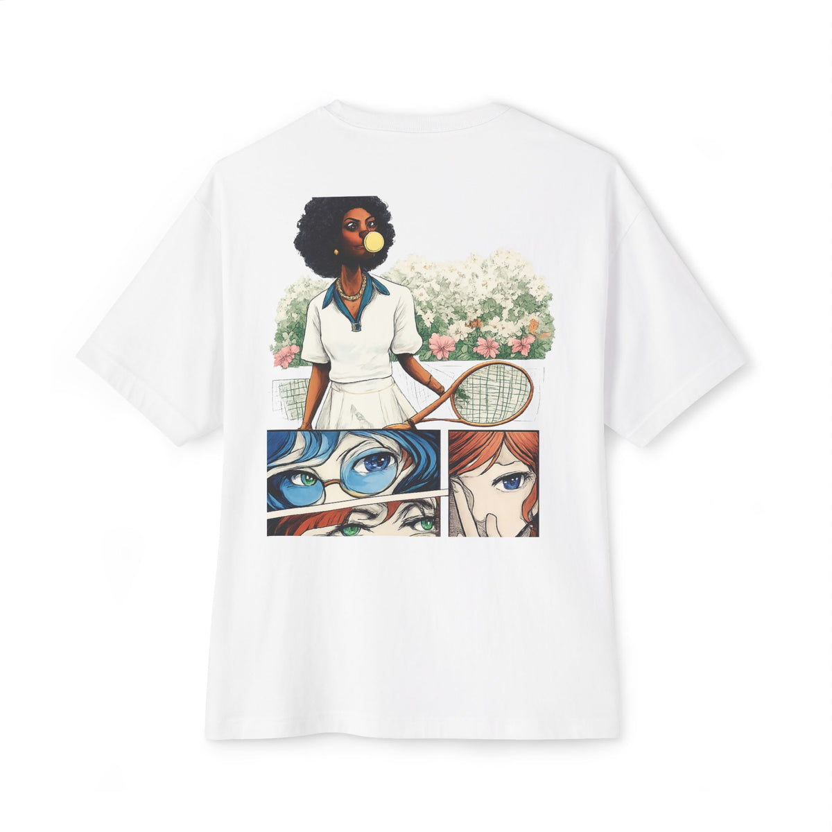 Graphic Tee — "Death to Designer" Anime-Inspired Illustration